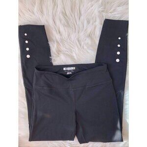 Forever 21 Black Mesh Inset High Waist Leggings XS